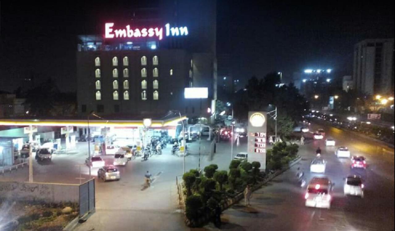 Embassy Inn, Karachi Bagian luar foto
