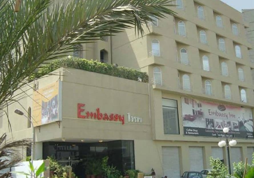 Embassy Inn, Karachi Bagian luar foto